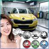 80/90/100MM Přední kapota a zadní víko kufru Auto Znak Odznak Samolepka Pro Octavia Rapid Kodiaq Karoq Superb Fabia Kamiq