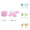 Kit Model Matematic Geometrie 3D Pentru Școala Gimnazială Cub și Prismă Dreptunghiulară Diagrame desfășurate