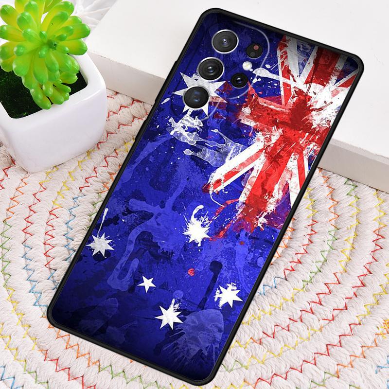 Australian Flag Phone Case for Samsung Galaxy note 10 pro S26 Ultra S23 S24 FE S25 S21 S22 PLUS shockproof Cove