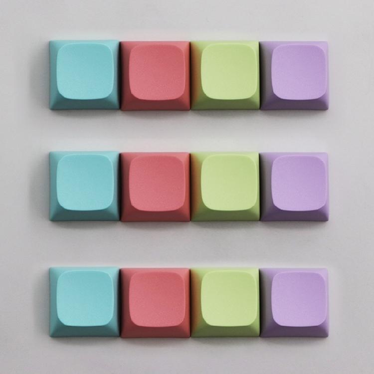20 Stück Farb-PBT 1U Tastenkappen-Set XDA Höhe XDA Druck Leere Tastenkappe Zum Personalisieren von Mechanischen Tastaturen Verbessert das Tippen