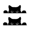Adesivo per Auto in Vinile Impermeabile Copertura Styling per Decorazione Auto Adorabile Design Gatto Povero con Occhi Grandi Decalcomanie Adesivi per Auto