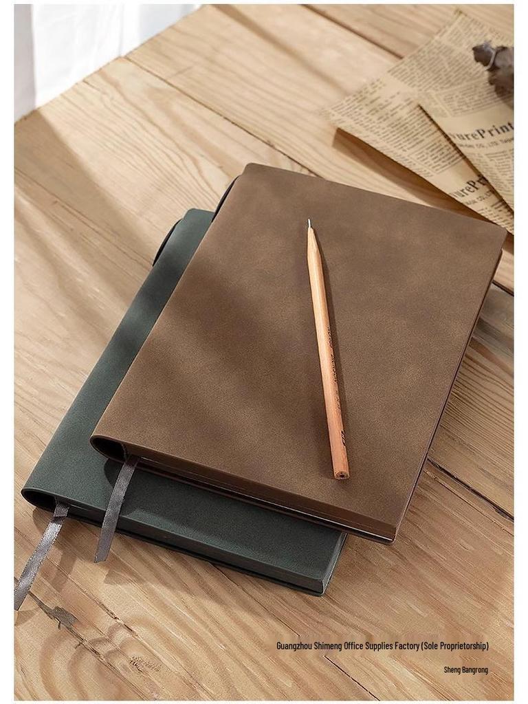 Thickened Sheepskin Business Notebook