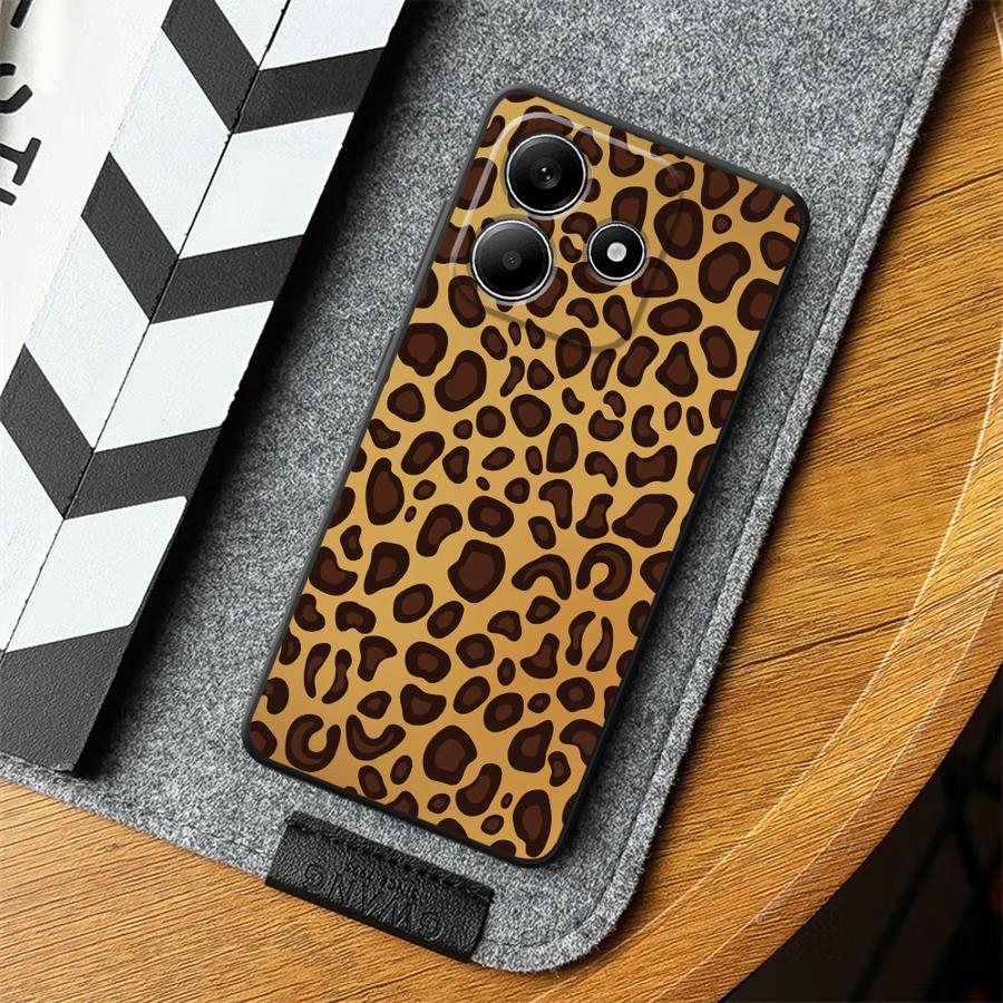 Retro Leopard Print Phone Cover Case for Xiaomi Redmi Note 14 13 Pro Plus 10 11S 14C A3 A1 A2 K80 K40 12 11 Pro A5 A4 12C 13C