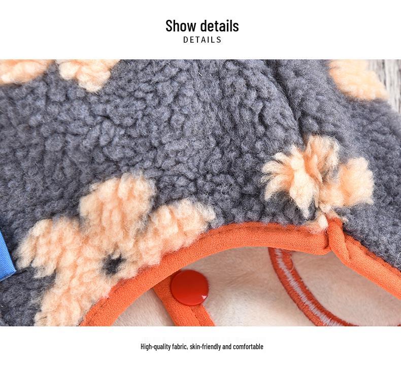 Sunflower Corgi Dachshund Lambswool Vest: Autumn/Winter Short-Legged Dog Clothing with Velvet