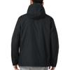 Columbia Solid Color Fleece Three-In-One Hooded Jacket Men Outerwear Black WE0572-011