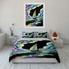 Sailboat with colorful clouds. Bedding sets Duvet cover sets Duvet covers Pillowcases(1 * Duvet Cover 2 * Pillowcases without duvet insert)