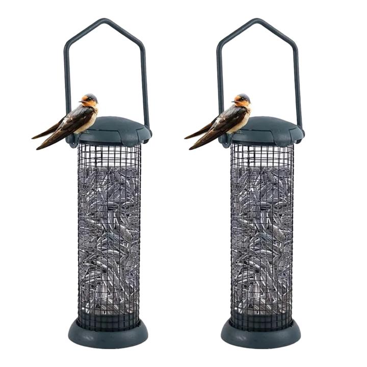 1/2PCS Bird Feeder Dumplings Grease Ball Rack Outdoor Food Dispenser For Tit Small Wild Birds Feed Station Hanging Birds Feeder