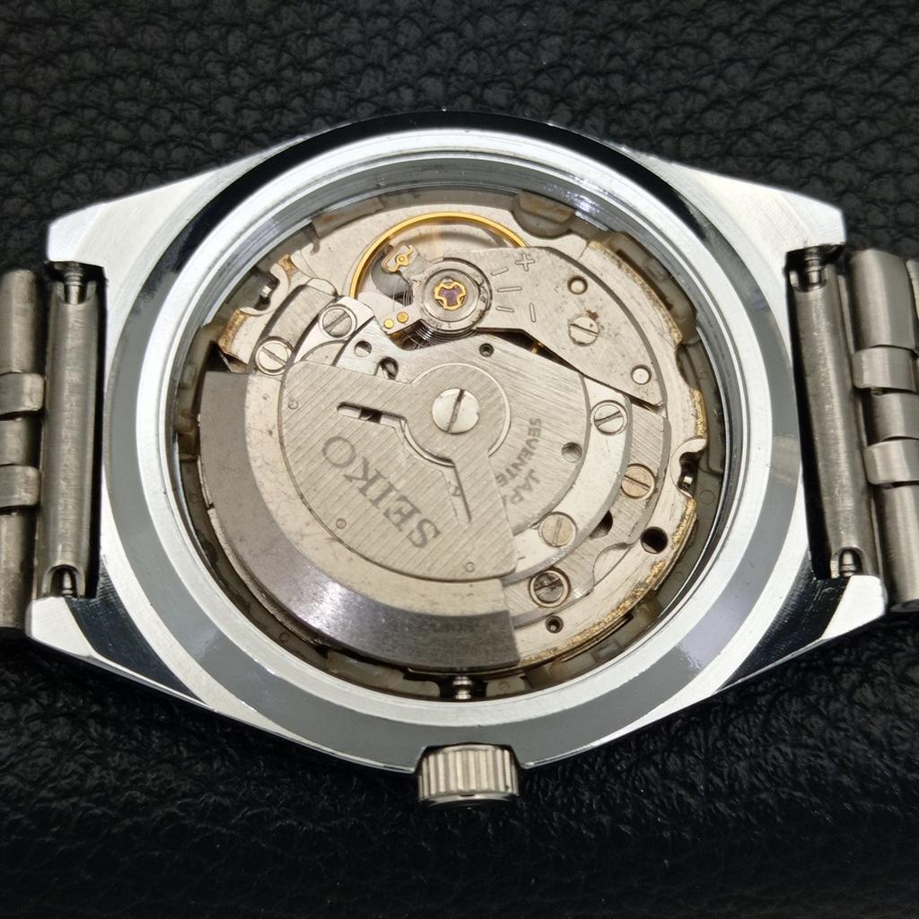 JAPAN VINTAGE REFURBISHED SEIKO 5 AUTOMATIC 6309A MENS GREEN WATCH a440881-4 Sk-a440881