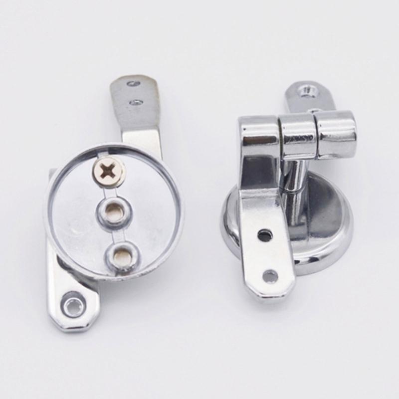 Toilet Seats Hinge Zincs Alloy Tightening Toilet Lid Hinge Bathroom Hardware Toilet Replacement Part Easy To Install