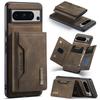 Leather Phone Case for Google Pixel 10 Pro XL 9a 9pro 8a 8 7a 7 6a 6 Powerful Magnetic Detachable Flip Card Holder Wallet Cover