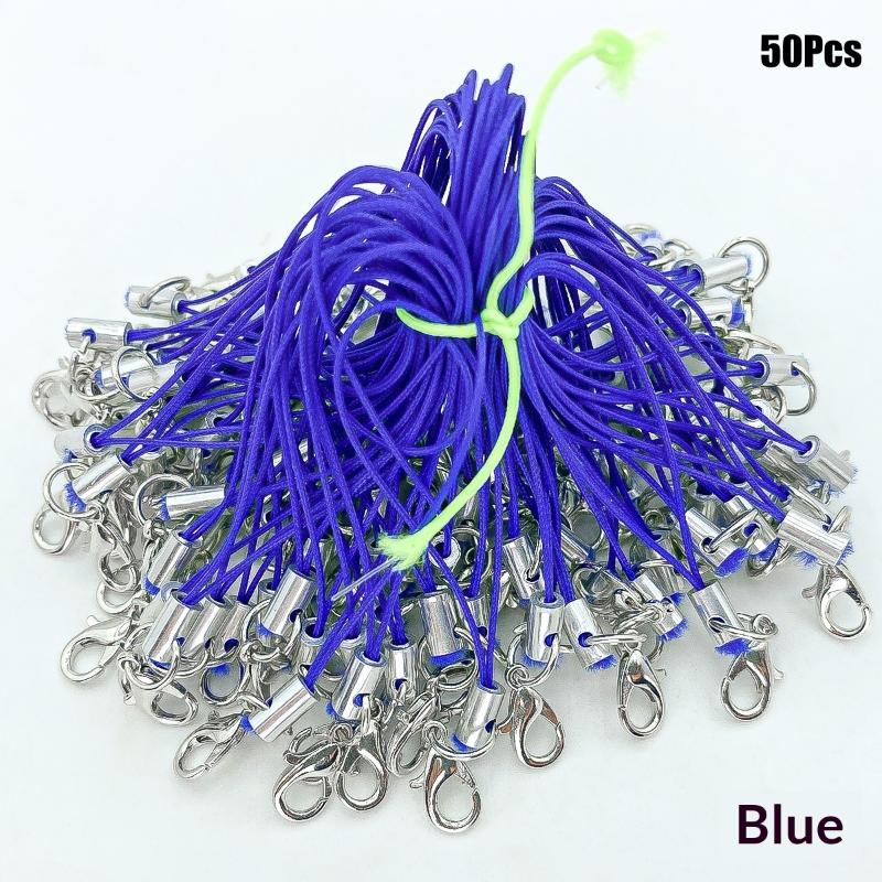 50Pcs Polyester Cord Lobster Clasp Cell Phone Lanyard Cords For Keychain Crafts Handmade Phone Rope Toys Diy Jewelry Making