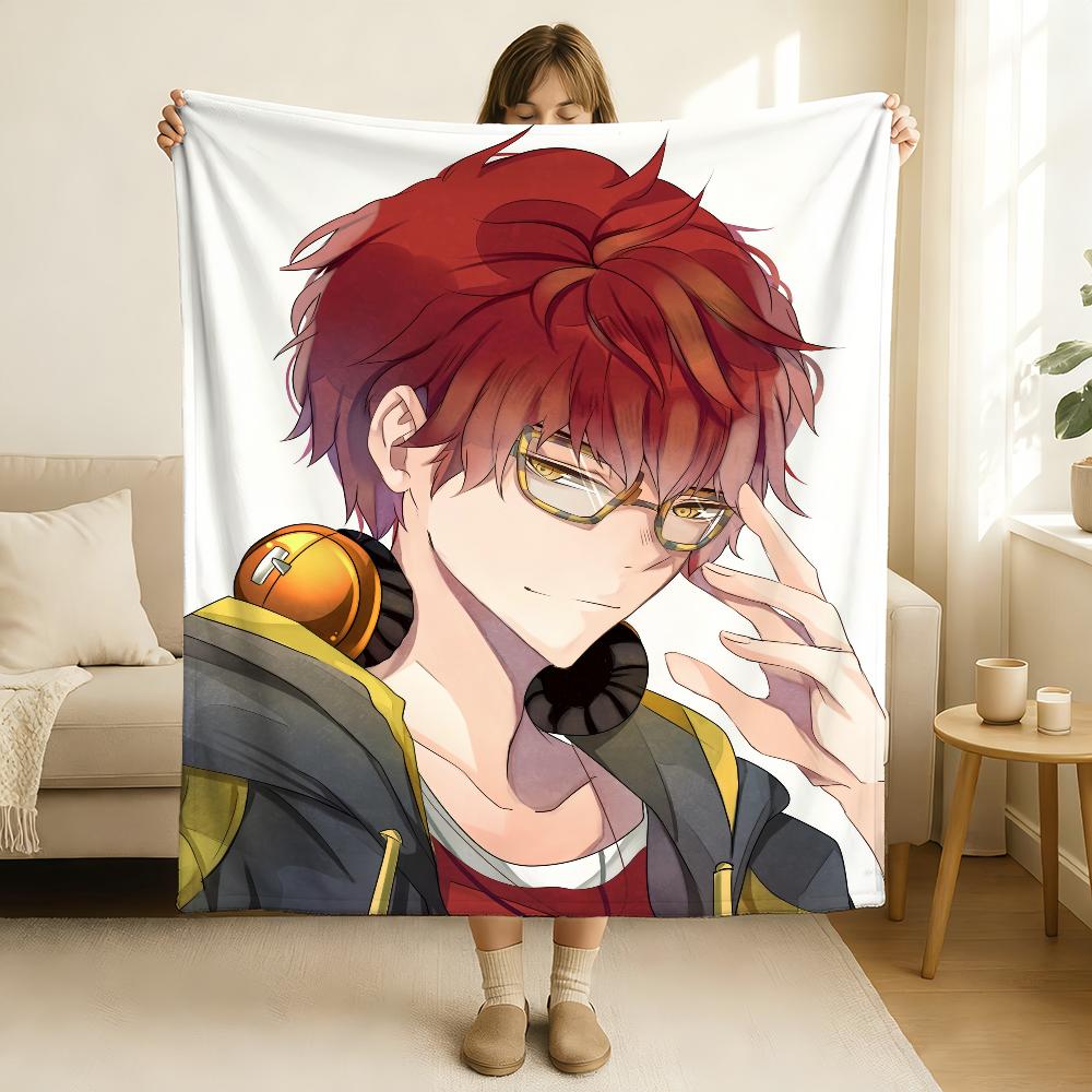

Hot Game M-Mystic Messenger 707 Blanket Soft and Skin Friendly For Couch Bed Napping Bedspread All Seasons Comforter 75cmx90cm