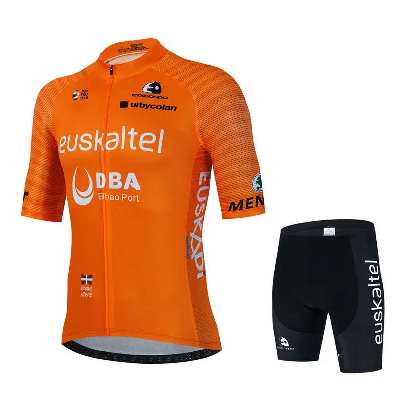 

2026 Euskaltel Euskadi Team Cycling Jersey Set Men Cycling Clothing Race Road Bike Suit Bicycle Bib Shorts Maillot Ropa Ciclismo M