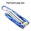 Folding Allen Wrench Set, Metric Allen Wrench Set, High Impact, Metric Folding Hex Key Set For Bicycles, Motorcycles, Vehicles, Furniture, Machinery