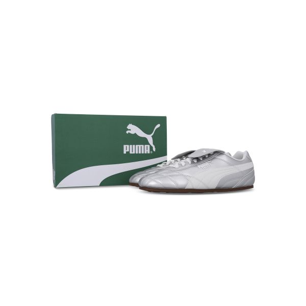 Puma Tackle PRM Metallic Silver Ivory Unisex Sneaker 409116-01