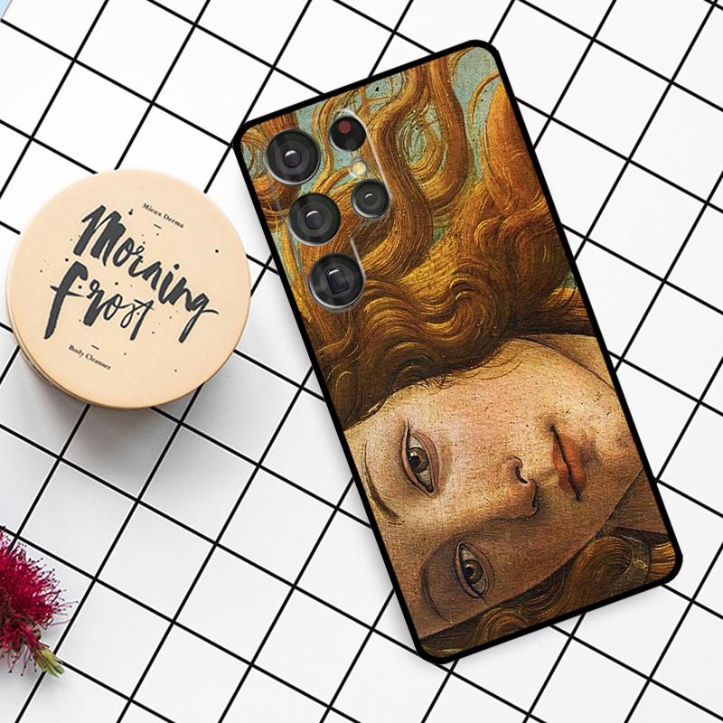 Art Paintings The Birth Of Venus Case For Samsung Galaxy S23 S21 S22 Ultra S8 S9 S10 Note 10 Plus Note 20 Ultra S20 FE Cover