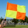 Sideline Referee Flag Sturdy Linesman Flags Long-Lasting for Coaches