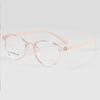 Glasses TR90 Blue Eye Decorative Protection Super Round Myopia Lens Short-sighted Unisex Blocking HD Spectacle Light Eyewear Lightweight Eyewear