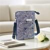Boho Leinwand Handy Umhängetasche Ethnisches Stammesmuster Handytasche Verstellbarer Schultergurt Kleine Reise-Pass Tasche für Damen