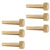 6PCS Copper Material Acoustic Guitar Pins Golden Color Copper Bridge Pins For Acoustic Guitar