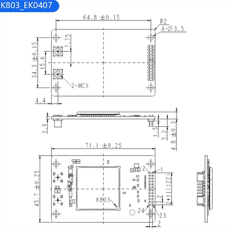 ABBP-GNSS High-Precision Beidou Positioning Module GPS All-System Centimetre-Level Positioning Module RTK Measurement Module