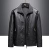 Fur and Fur One-piece Leather Jacket for Men In Autumn and Winter, with Thickened Lamb Wool for Warmth and Casual Leather Jacket