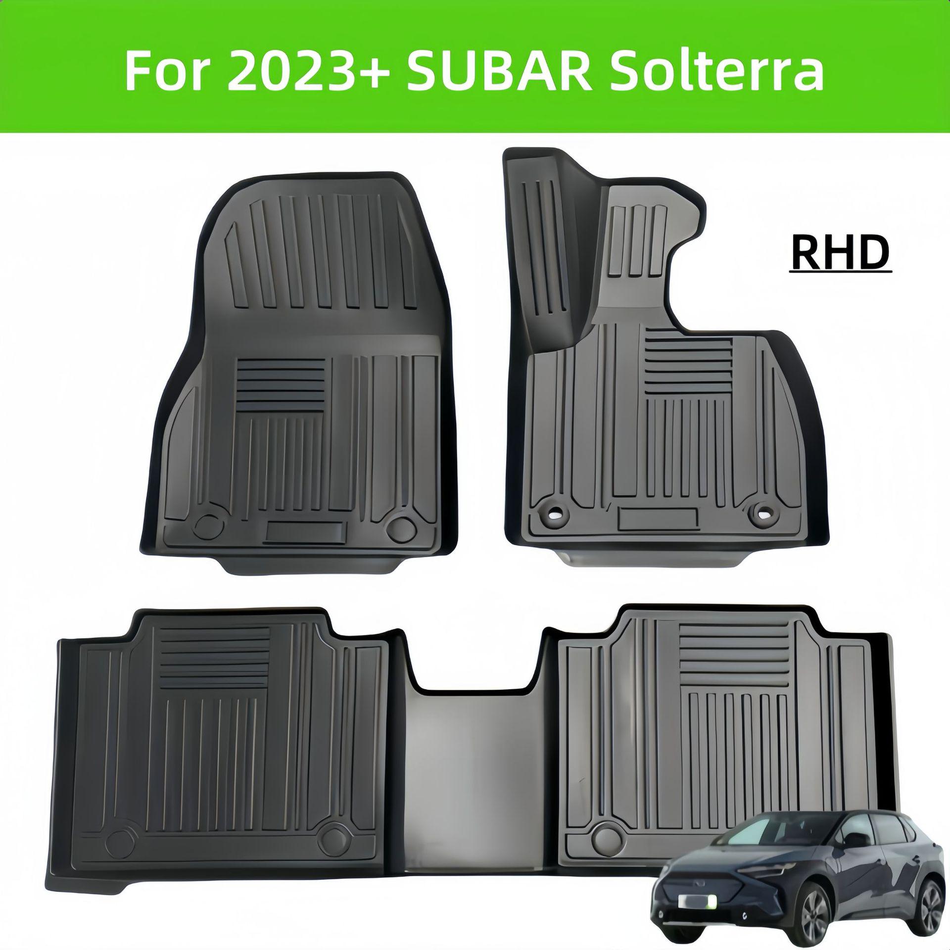 

2023+ SUBARU Solterra RHD 3D Водонепроницаемый TPE Коврик для пола