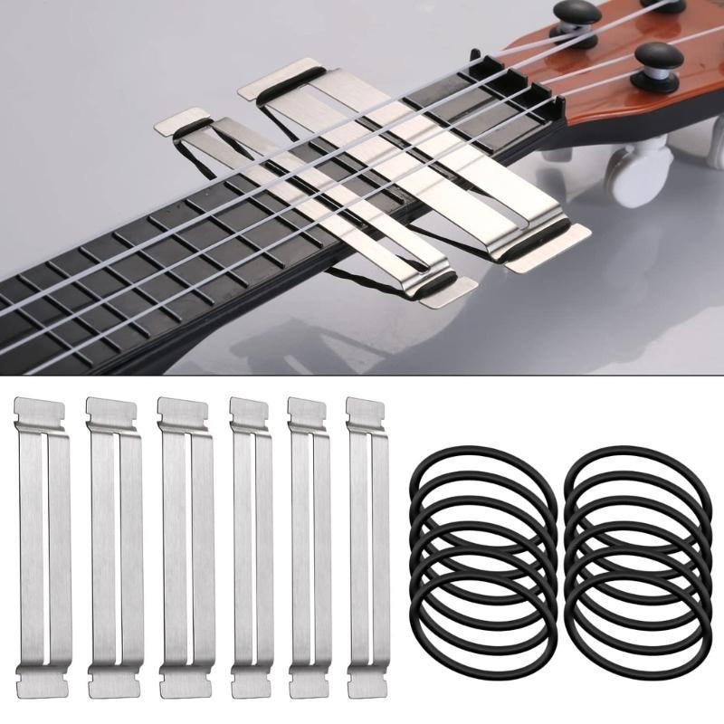 Stainless Steel Guitar Fingerboard Guard Bass Protector Fret Guard Guitar Tool