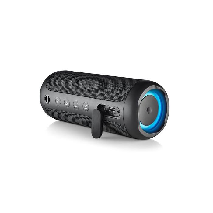 Haut-parleur sans fil - NGS - ROLLER FURIA 2 BLACK - 30W - Étanche IPX7 - Bluetooth 5.3