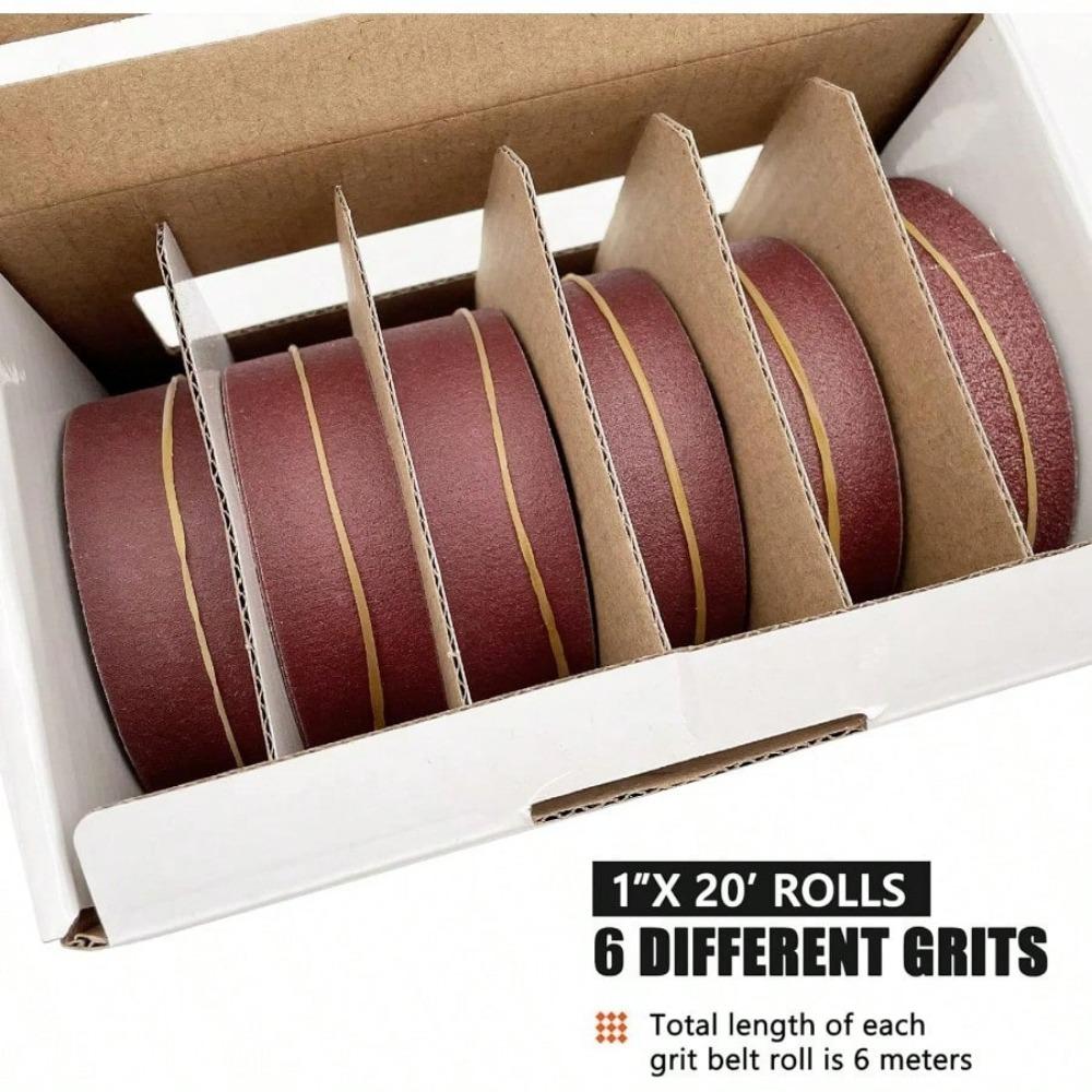 LYFJXX Abrasive Paper 4pc Sandpaper Variety Pack-150 240 320 400 Grit With Dispenser Drawable Emery Cloth Roll Metal Glass Carpentry Sanding Paper