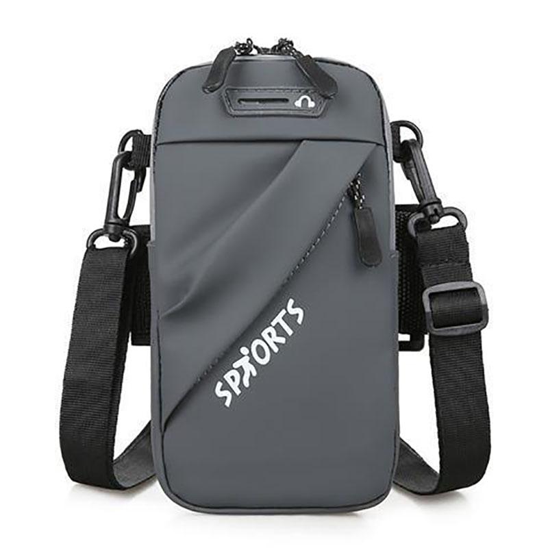 

Сумка на руку для мобильного телефона для бега Crazy Dump Не падает Фитнес Спорт Наручная сумка для мобильного телефона Сумка для мобильного телефона Водонепроницаемая Бог Уличная сумка серый