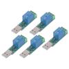 5 Stück Relaismodul Treiberfrei 1 Kanal Steuerschalter Controller-Platine für PC-Computer 5V