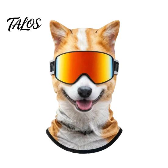 Elastic Polyester Balaclava for Hiking Old Man Ski Mask, Realistic 3D Animal Face Balaclava, Funny Winter Full Novelty Accessories Vacation Cover with
