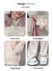 Girls' Autumn-Winter 2025 Fleece Set: Cozy Glutinous Rice Fleece Top and Wide-Leg Pants Two-Piece Outfit