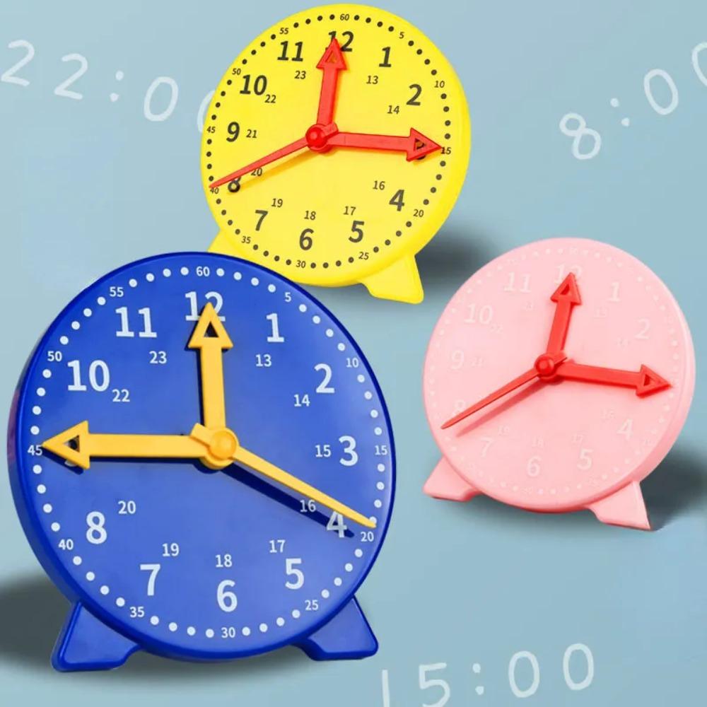 10cm Hour Minute Second Cognition Early Education Montessori Clocks Model  Preschool Teaching Aids