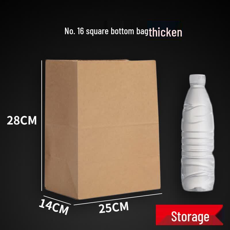 Disposable Kraft Paper Food Bags