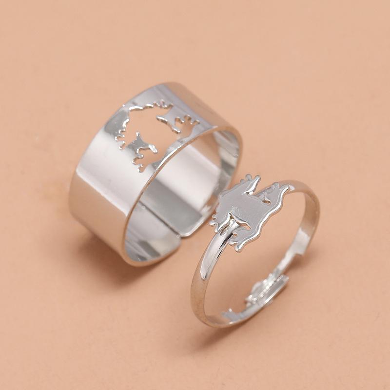 Versatile Women's Fashion Couple Rings: Light Luxury, Colorfast, Unisex Knuckle & Plain Finger Rings