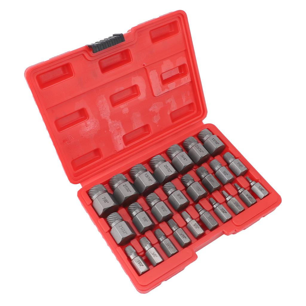 25 Pieces Screw Extractors Hex Shank   Screw Remover Tool for Damaged Broken Stripped Screws  s