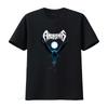 Amorphis Black Winter Day T Shirt Stylish Design With Moonlit Raven And Axe Print Vintage Versatile Soft Fashion Casual
