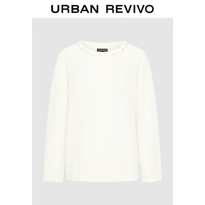 Women s Rhinestone Embellished Knit Top S
