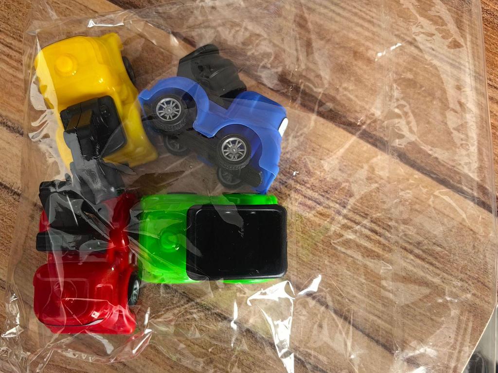 Kindergarten Back-to-School Toy: Pull-Back Car Set - Engineering & Military Vehicles in Individual Packaging
