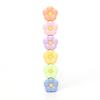 Creative Patchwork Fluorescent Highlighter Set - Cherry Blossom & Macaron Heart Design