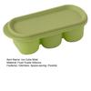 Ice Cube Mold Food Grade Silicone Ice Tray Three-Compartment Easy Release Compact Ice Cube Maker for Home DIY Drinks And Food Storage