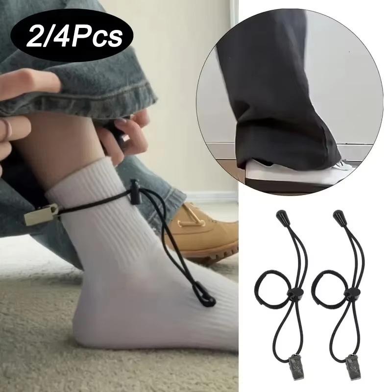 2/4Pcs Invisible Shortening Fixation Clips For Pants Legs Prevents Dragging Adjustable Trousers Garter Photography Backdrop Clip