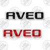 For Chevrolet Aveo Lettering Car 3D Metal Letters Logo Badge Decals Sticker Car Auto Rear Trunk Alphabet Emblem Styling Stickers