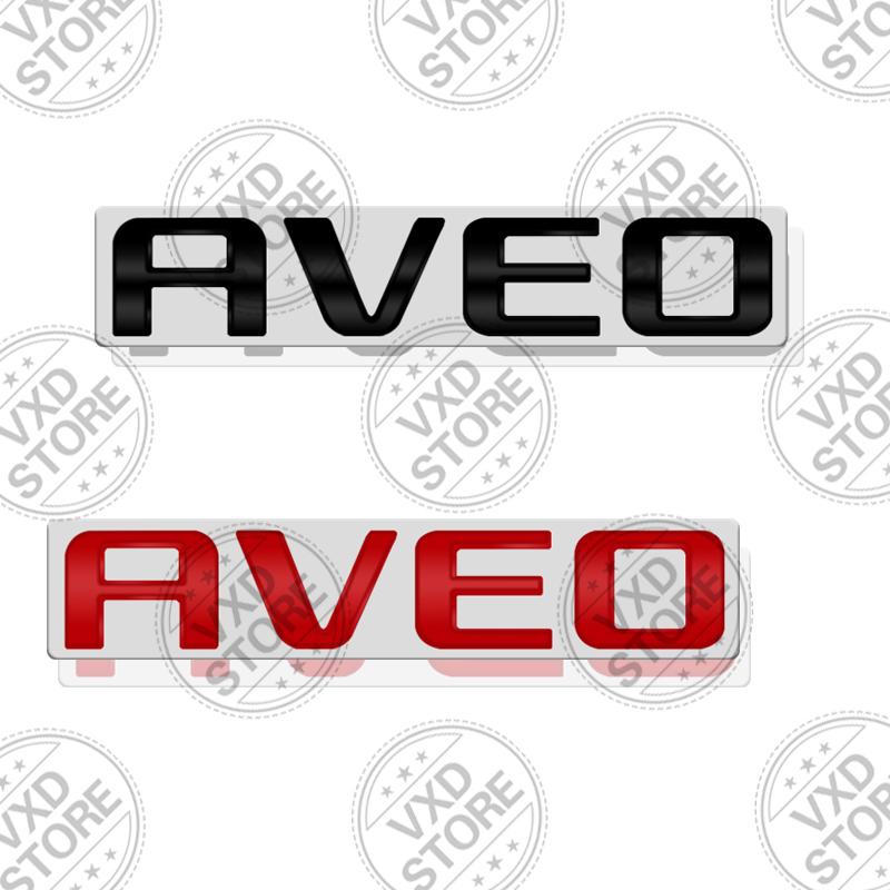 For Chevrolet Aveo Lettering Car 3D Metal Letters Logo Badge Decals Sticker Car Auto Rear Trunk Alphabet Emblem Styling Stickers