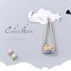 Cloud Wall Key Holder Strong Stickiness Wall Mounted Cute Shape Traceless Bedroom Coat Hook for