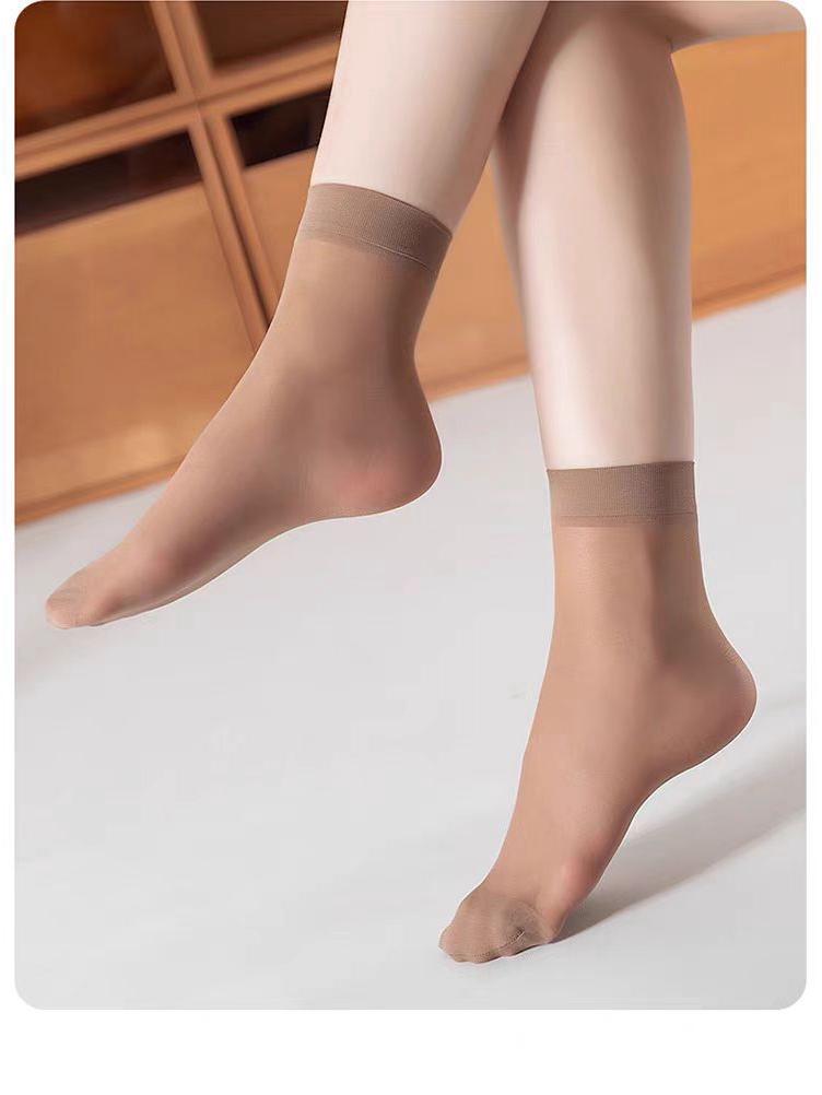 

Steel-Strength, Anti-Snagging Women s Velvet Ankle Socks - Super Elastic, Soft, and Durable for Spring & Autumn One Size