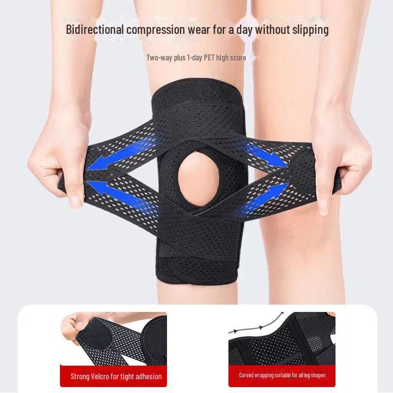 Summer Thin Sports Knee Pads for Basketball, Mountaineering, Cycling, and Meniscus Support
