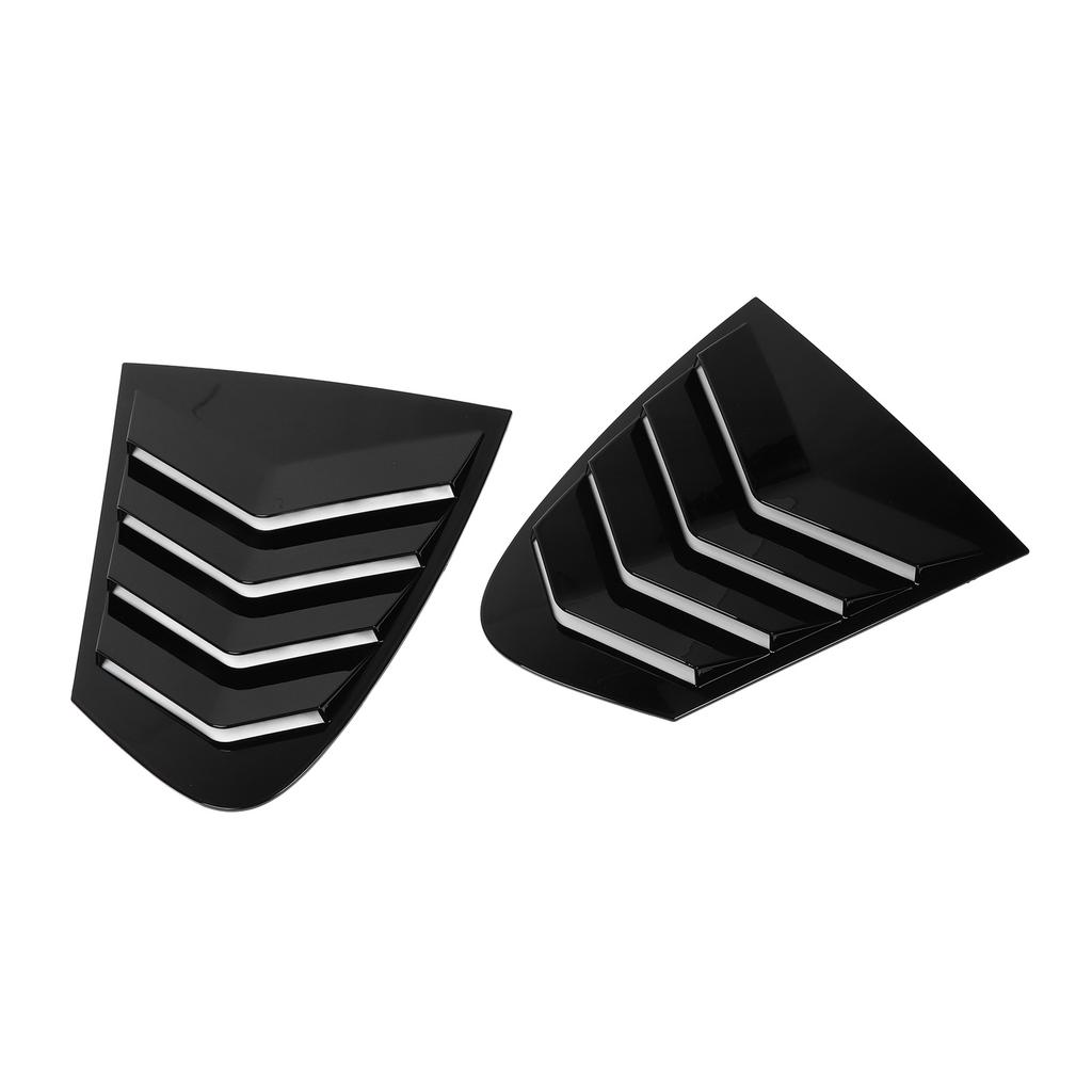 1 P Rear Window Louver Left Right Scratch Resistant Side Window Vent Louvers Scoop Cover Blinds for 5 Series F10 2011 to 2017